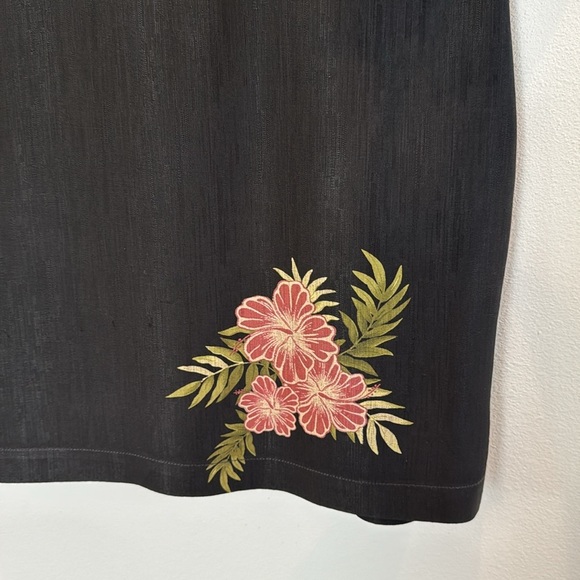 Men’s Tommy Bahama With A Twist Martini Hawaiian Tiki Shirt 100% Silk Size XL - Picture 7 of 12